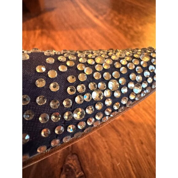 👠💎 Badgley Mischka “Felicity” Blue Crystal‎ Embellished Pumps – Size 10💎👠 - Picture 2 of 7